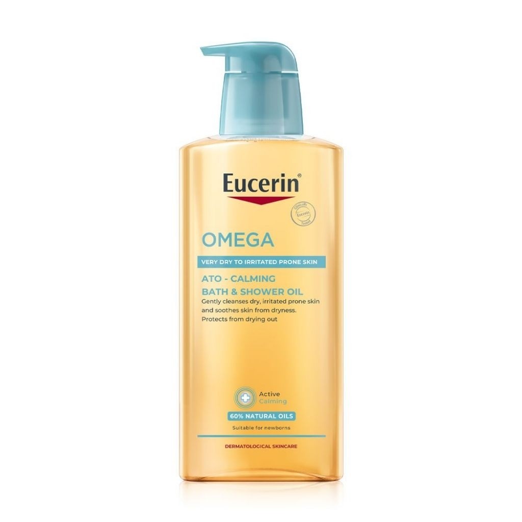 ฟิกเกอร์ Eucerin Omega Bath & Shower Oil ขนาด 400 มล. 