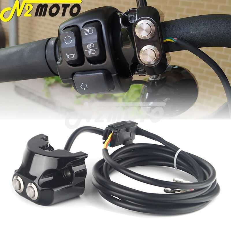 Storewide ขายรถจักรยานยนต์ Cnc 1 25 มม.Handlebar สวิทช์ Air Ride Suspension Control Bar สําหรับ Harl