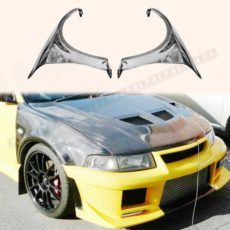 For Mitsubishi Evolution 5-6 Evo 6 Oem Front Fender Carbon Fiber
