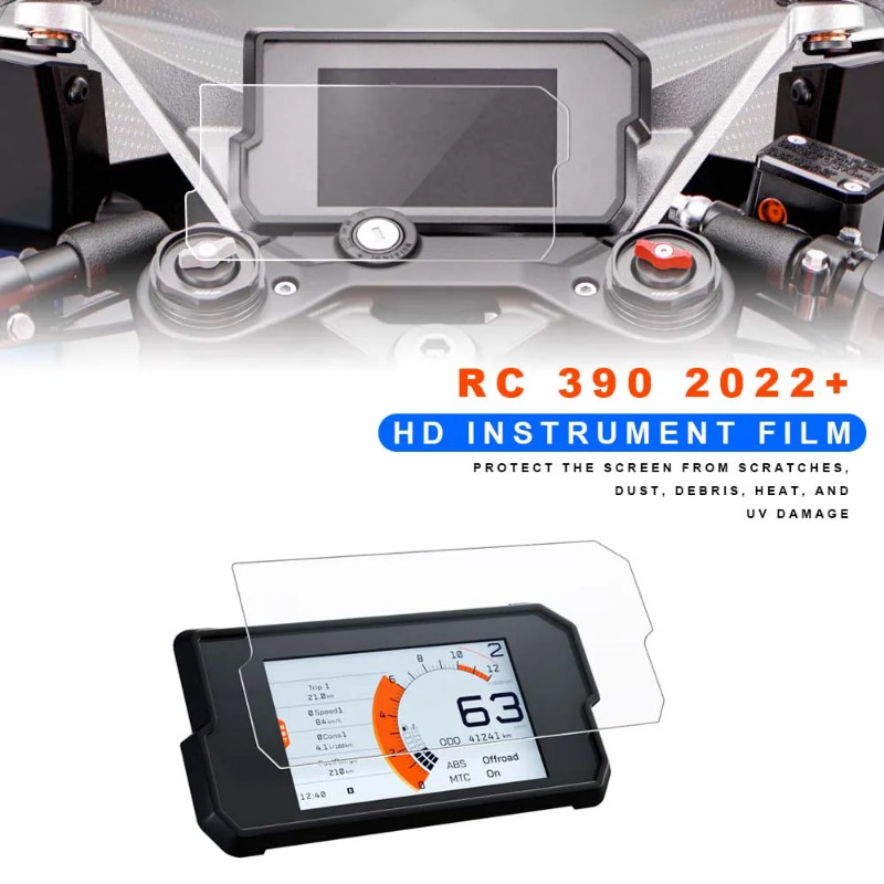 Motorcycle Scratch Cluster Screen Dashboard Protection Instrument Film  For RC 390 2022 RC390