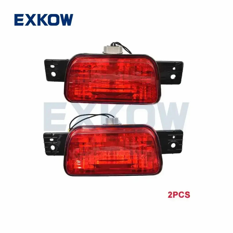 2PCS Rear Spare Tire Cover Fog Lamp for Pajero Montero Shogun V83 V85 V93 V96 V97 2006-2014 8337A06