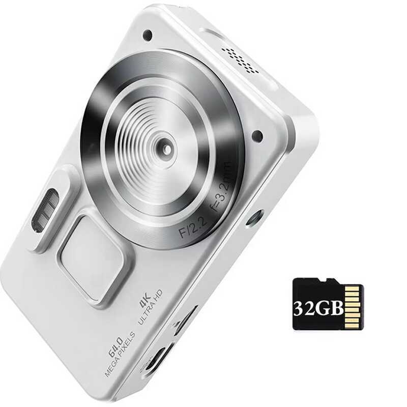 Digital Autofocus CHK 20MP CD Compact Video Camera การ์ด 32GB 18X ซูม Anti-Shake สําหรับเด็กนักเรียน