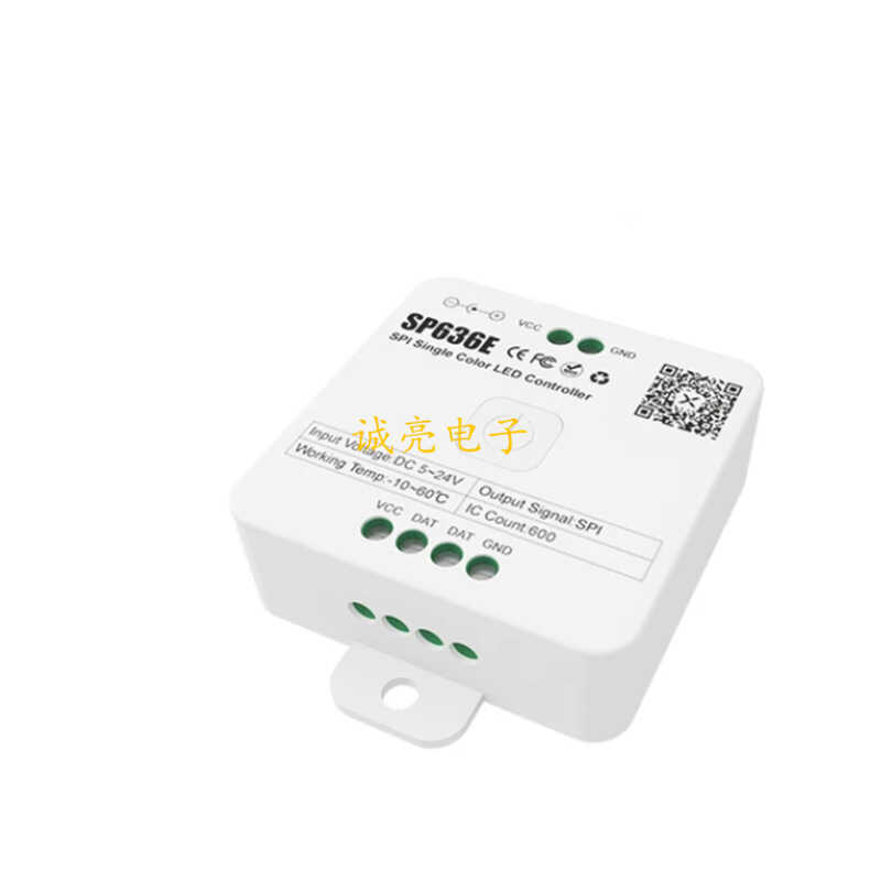 SP636E SPI Monochrome LED Controller บลูทูธเพลง APP Controller ฟังก์ชั่นกลุ่ม 5-24V