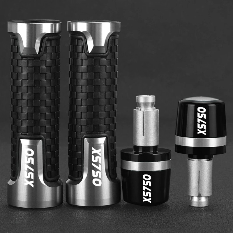 Motorcycle accessories 7/8" 22MM Handlebar Grips Handle Bar Cap End Plugs For Yamaha XS750 XS750SE