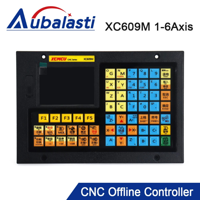 Aubalasti XC609M CNC Milling System 1-6 Axis Stand Alone Offline Controller Breakout Board Linkage