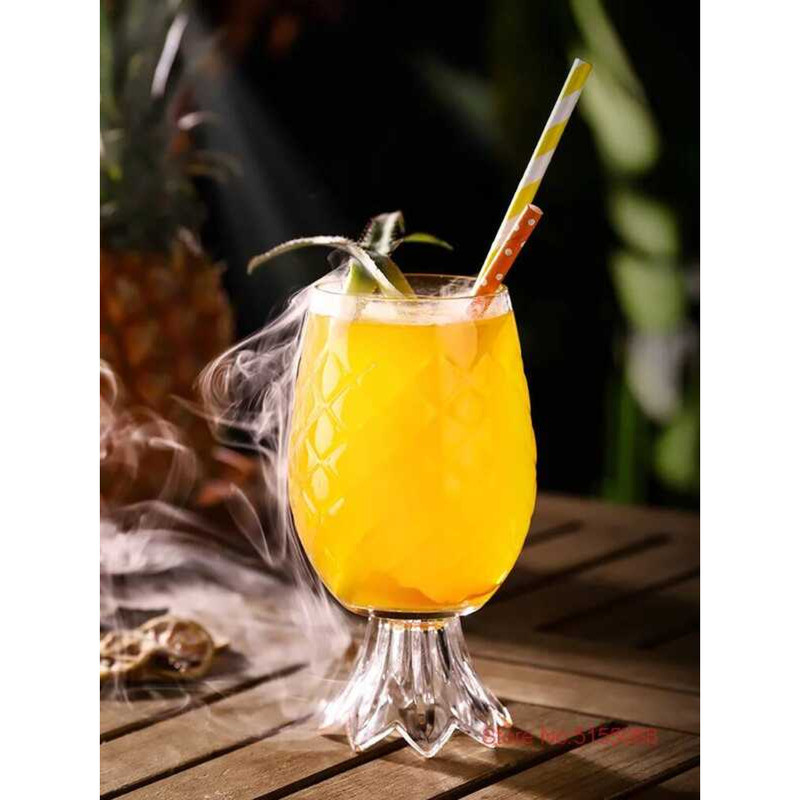 C 440Ml Pineapple Cocail Glass Creative Bar Hotel Mixed Wine Cup Drinking Glassware Molecular Food