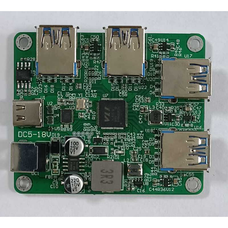 VL822 VL82 VL8 VIA Hub USB3.1 Hub แล็ปท็อปบวกบวกเครื่องแยก One-to-Quarter