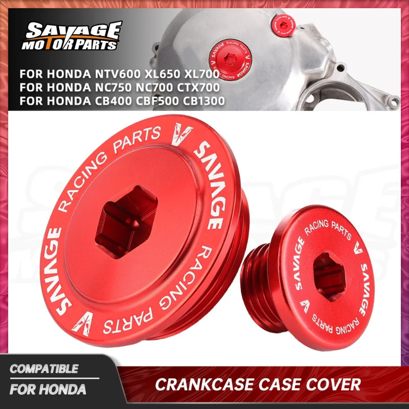Engine Crankcase Cover Straight Screw For Honda CB 400 SF/SB 500 1300 NC750 700 X/S CTX700 Transalp