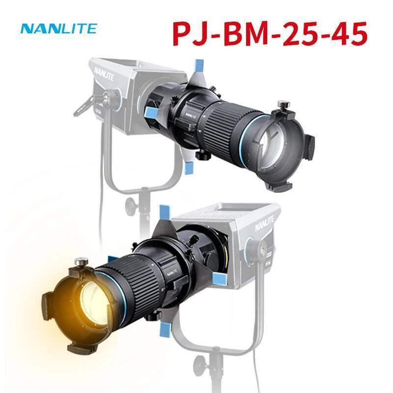 Nanlite PJ-BM-25-45 Spotlight Mount ชุด Modifiers Bowens Mount ไฟอุปกรณ์เสริมสําหรับ Forza 500W FC-5