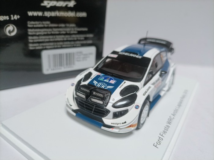 Spark 1/43 福特赛模型车 Fiesta WRC Arctic Lapland Rally 2019