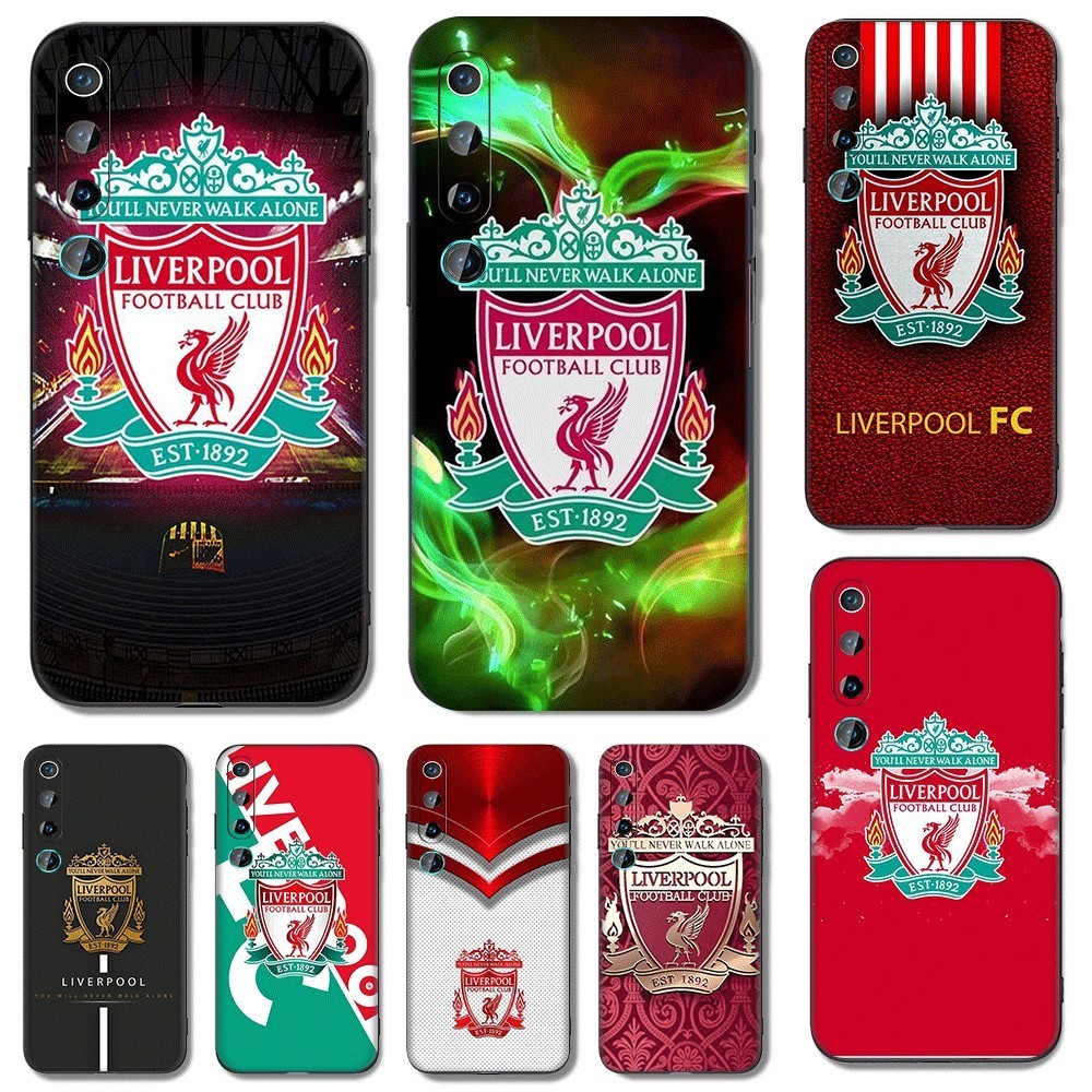Q2 อังกฤษฟุตบอล Liverpool สําหรับ Xiaomi POCO X6 Pro 12X Mi 8 Lite ความเข้ากันได้ TPU Spot พลาสติกสี