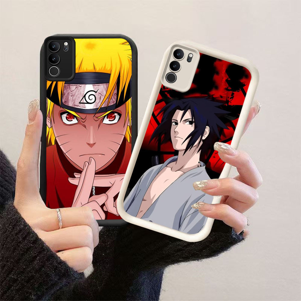 HK-62 Naruto Itachi UchihaปลอกกันกระแทกสําหรับสีดําและสีขาวซิลิโคนVIVO Y200 Y400 V50 Y300 Lite Pro P