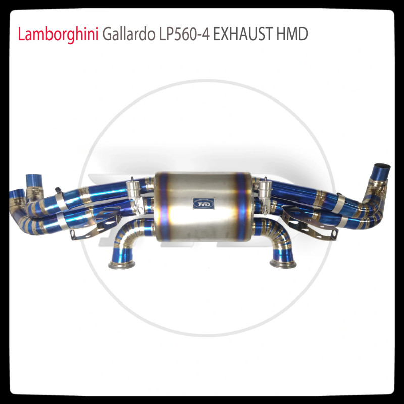 HMD Titanium Alloy Exhaust System Catback Is Suitable For Lamborghini Gallardo LP560-4 Auto Modific