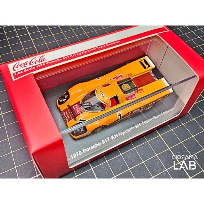 Weiying SPARKY 1970 Porsche 917K Coca-Cola จําลองรถสปอร์ตรุ่นเครื่องประดับคอลเลกชัน