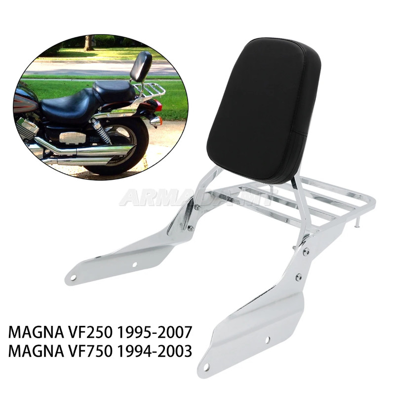 For Honda Magna VF250 1995-2007 VF750 VF 750 1994-2003 Motorcycle Rear Backrest Sissy Bar Luggage R