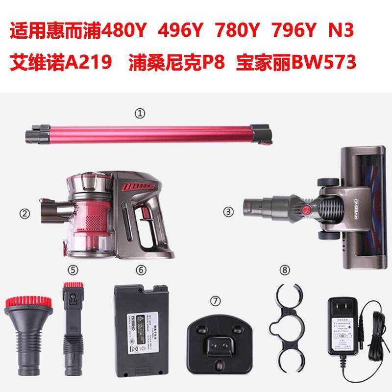 เหมาะสําหรับ Avino Whirlpool BOJIALIOX SWDK เครื่องดูดฝุ่นอุปกรณ์เสริมมอเตอร์แบตเตอรี่ฝุ่นถ้วยแปรงพื