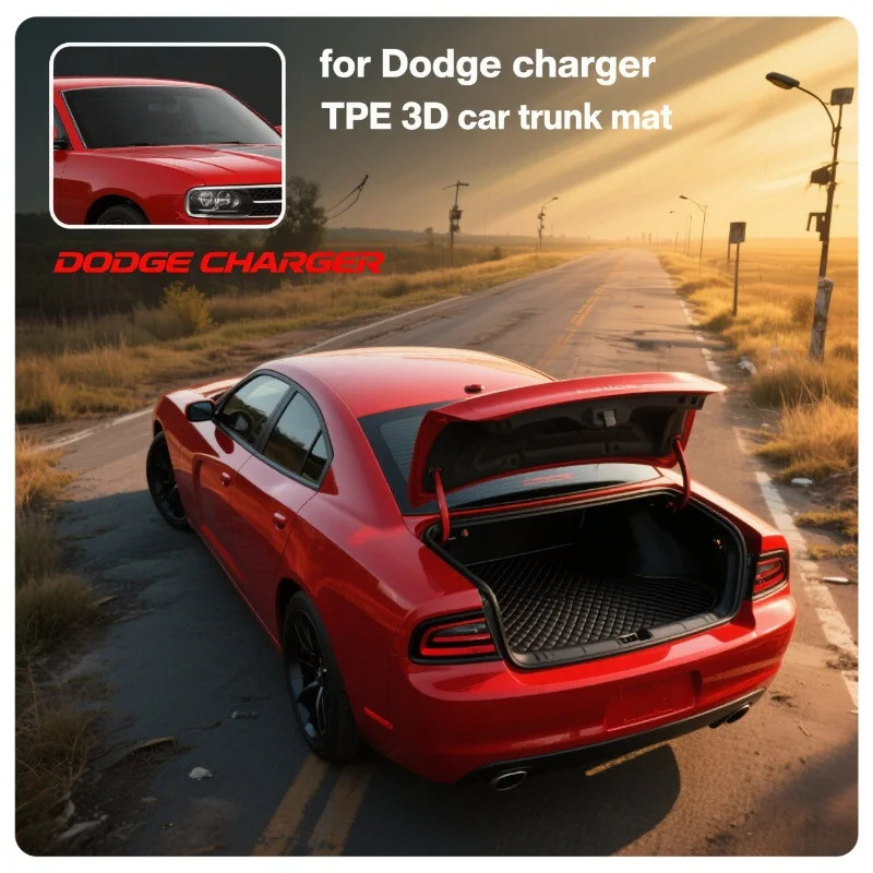 Use for Dodge charger car trunk mat carpet All-Weather Dodge charger Full Set Fit For Dodge charger