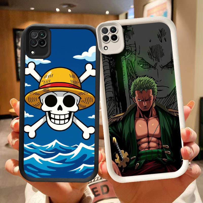 DK-74 One Piece Silicone Casing สีดําและสีขาวสําหรับ Samsung A12 A22 5G