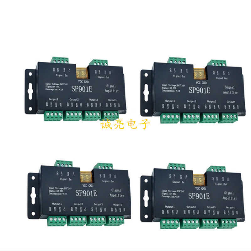 SP901E เครื่องขยายสัญญาณ LED ไฟ Symphony พร้อม Light Bar Extender SPT สัญญาณ Sub-control Amplifier