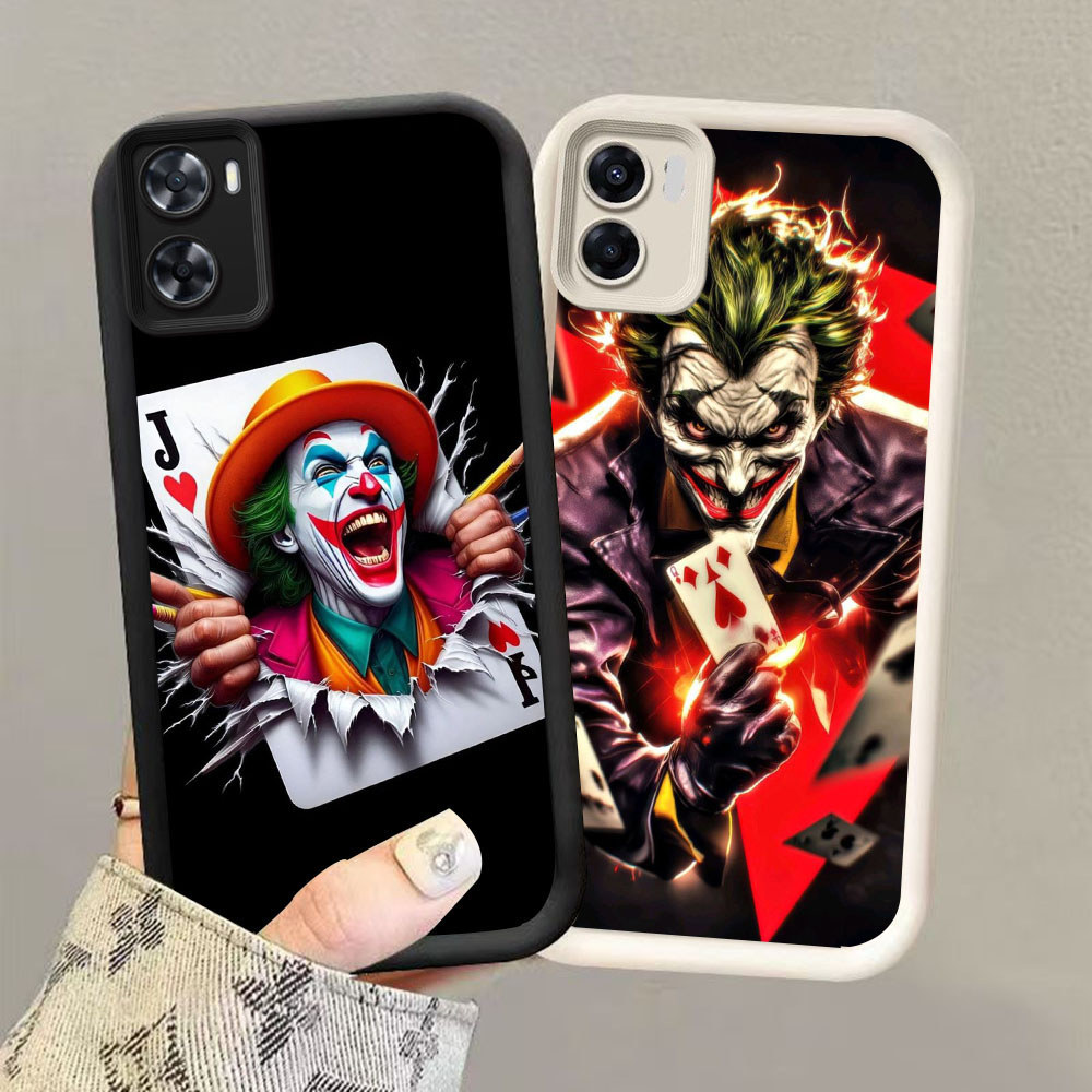 HK-60 Joker ปลอกกันกระแทกสําหรับซิลิโคนสีดําและสีขาว OPPO Reno A6 15F 15FS A6X 5G 4G