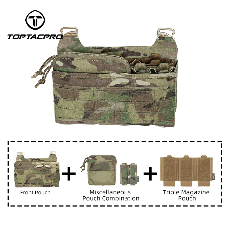 TOPTACPRO ชุดแผงด้านหน้าแบบยุทธศาสตร์ FERRO สไตล์ DOPE ชุด 8539