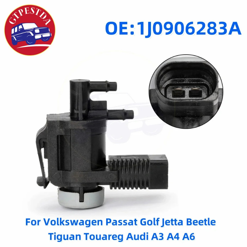 EGR Vacuum Solenoid Valve Car 1K0906283A 1J0906283C For Audi A3 A4 A6 For Volkswagen Passat Golf Je
