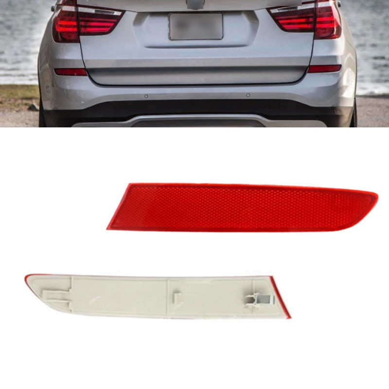 Rear Buper reflector For BMW F25 For X3 Series 2014 2015 2016 2017 tail Lamp Light Lens 63257352209