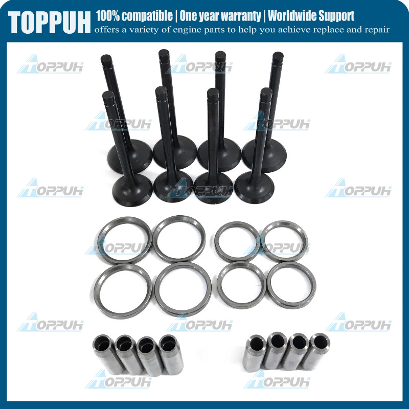 4M40 4M40T Engine Rebuild Overhaul Kit With Piston Rings Full Gasket Set Engine Valve Liner Kit For