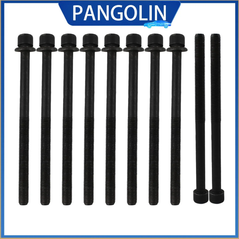 PANGOLIN G4KJ 2.4L Engine Head Bolts 10pcs/Set for Kia Hyundai 2.0L 2.4L G4KJ Wheel Hub Tire and Ac