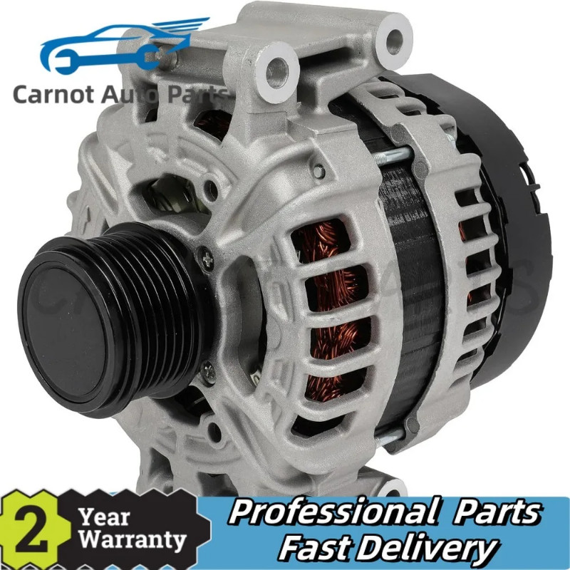 Alternator 12V 150A for Audi A4 A5 Quattro Q5 2013-2014 12V Clockwise 6-Groove Pulley 06H903017J