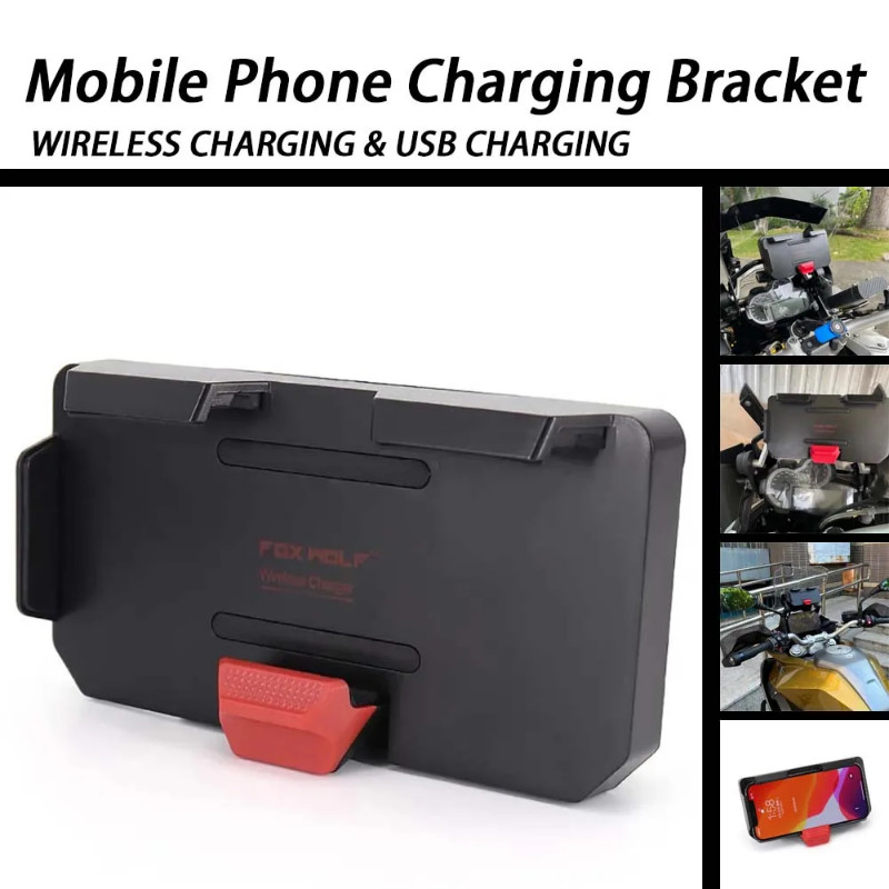 For BMW R1250GS ADV Wireless Charge Mobile Phone Navigation Bracket R 1250 GS R1250 GS Motorcycle W