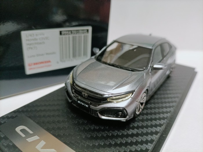 MARK43 1 43 Honda Civic Car Model Civic FK7 Hatchback Metallic Silver