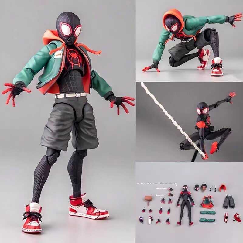 ใหม่ Parallel Spider-Man ข้ามจักรวาล Miles Morales Action Figure รูป