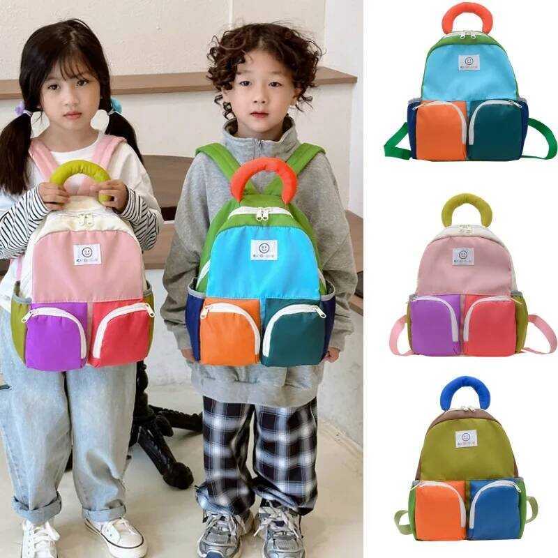 C 2023 New Kids Bac Korean Children's Bac Cute Bac Kindergarten Bac For Boys Girls School Kids