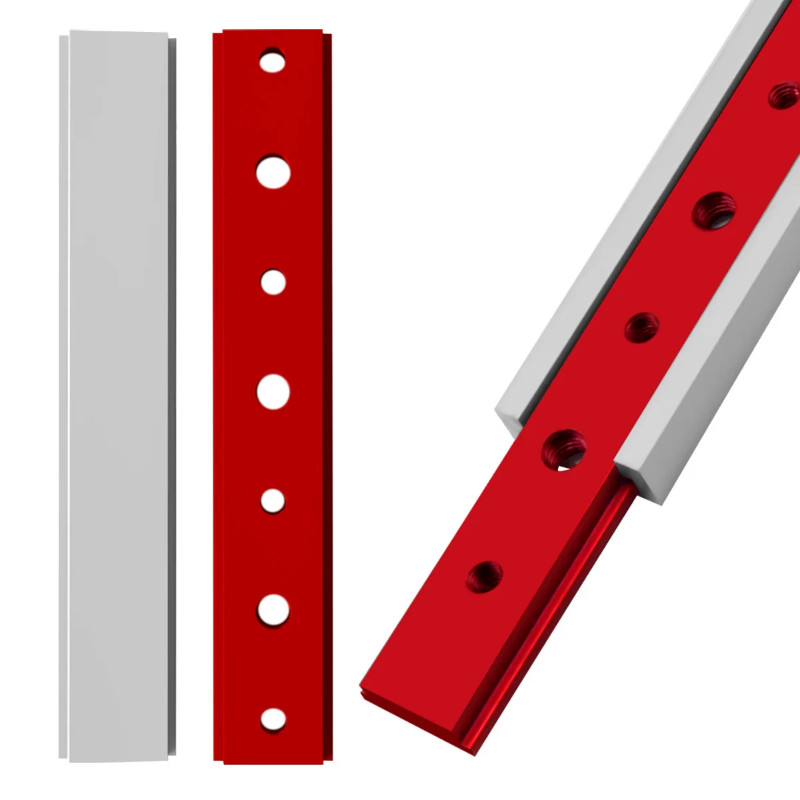 200MM T-Slider T-track Miter Fixture Woodworking Aluminum Miter Bar Slider Table Saw Gauge Rod Slot