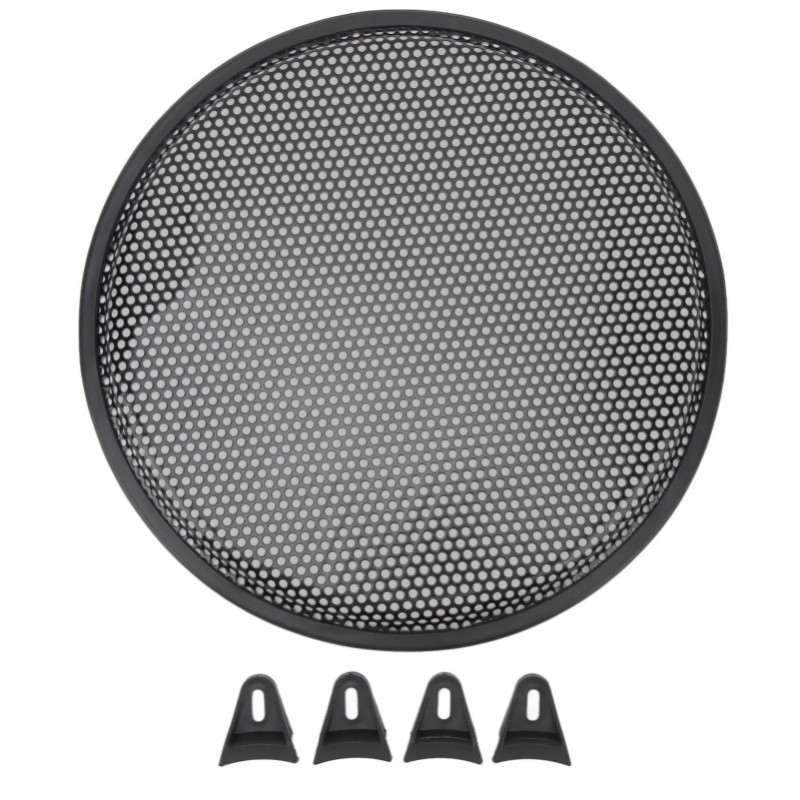 12 Inch Speaker Grill Iron Subwoofer Speaker Circle Cover Audio Mesh Protector Guard for Car RV Aud