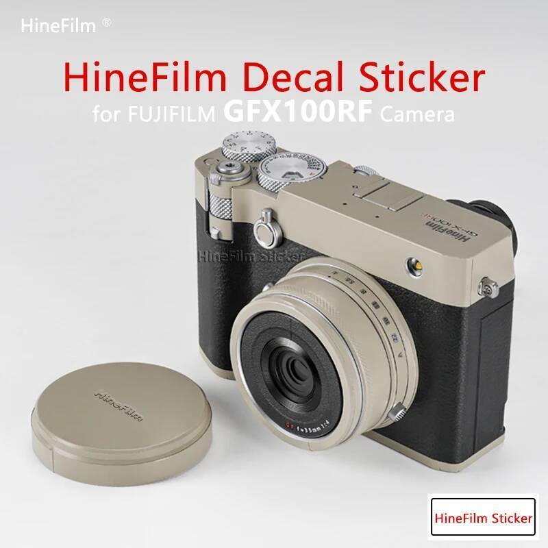 Hinefilm ผิวสําหรับ Fuji GFX100RF กล้องสติกเกอร์ GFX100 RF ผิวสําหรับ Fujifilm GFX100RF กล้องสติกเกอ