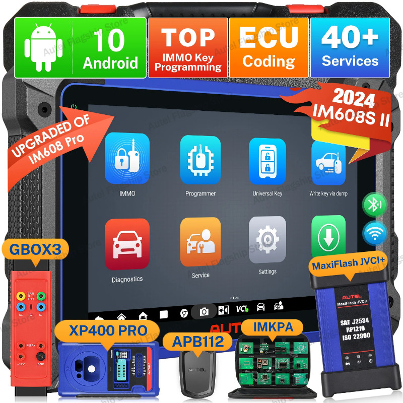 Autel MaxiIM IM608 II IM608S II Automotive Key FOB Programming Tool Professional IMMO Key Programme