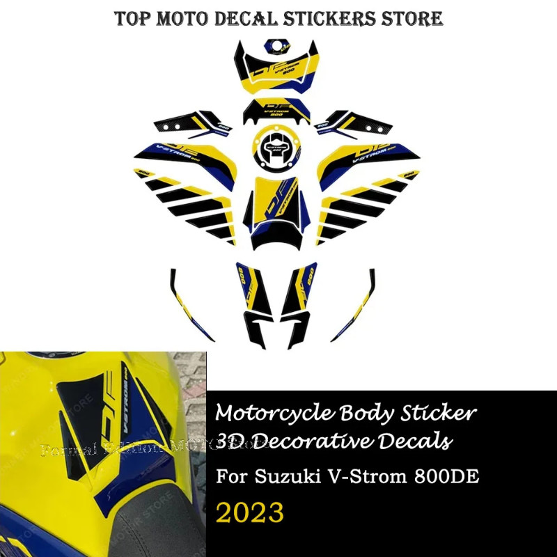 Motorcycle Body 3D Sticker Kit for Suzuki V-Strom 800 DE V-Strom 800DE 2023