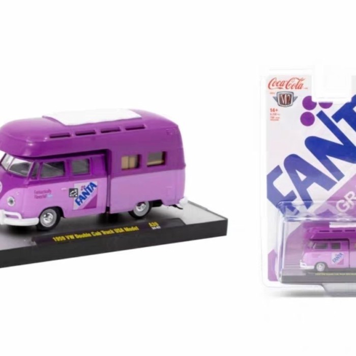 M2 1/64 1959 VW Double Cab Truck USA 可乐