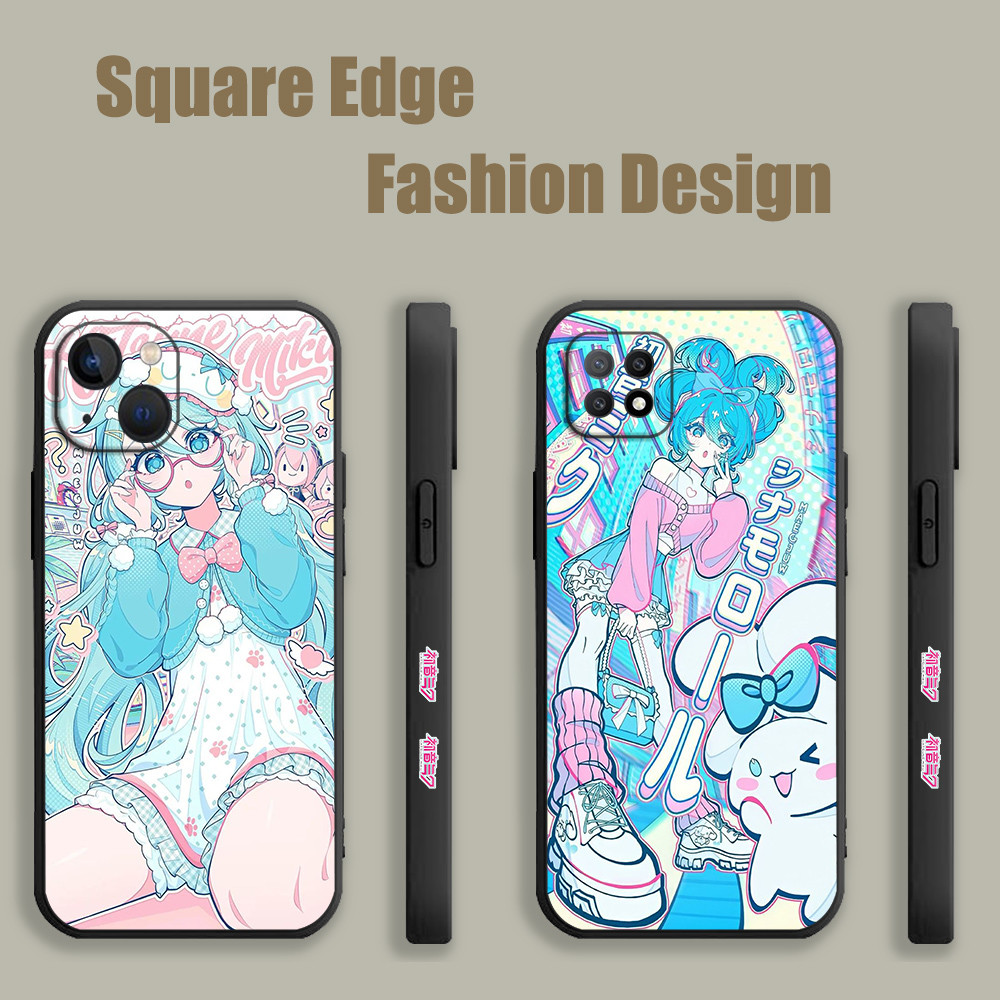 ปลอกสําหรับ Redmi หมายเหตุ 12 Turbo K70 12 13 Pro A3 14C หมายเหตุ 14 Hatsune Miku FRX05 เคสโทรศัพท์ข