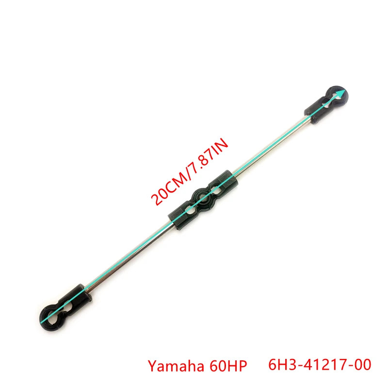 Rod Accel Lever and Rod, Choke for Yamaha Outboard Motor  60HP  85HP 115HP 150-300H; 6H3-41217 6H3-