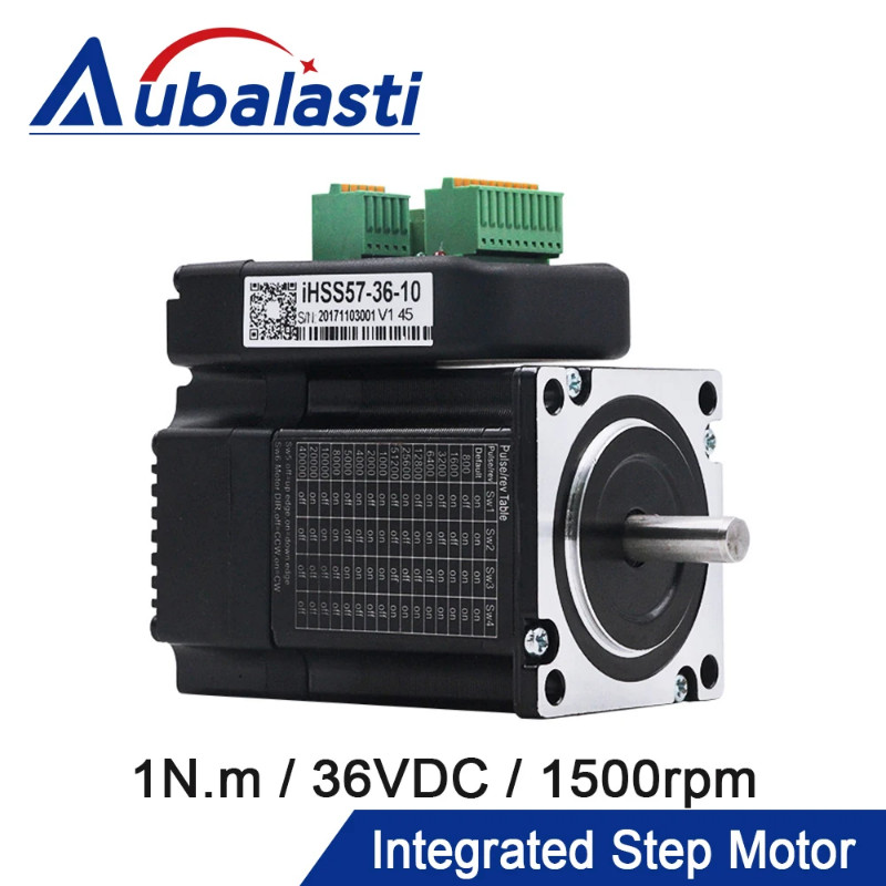 Aubalasti JMC 2Phase Nema23 1N.m 0-1500rpm Hybrid Integrated Closed Loop Stepper Servo Motor Driver