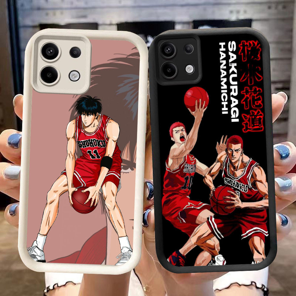 DK-82 อะนิเมะ Slam Dunk ปลอกซิลิโคนสีดําและสีขาวสําหรับ Infinix Note Zero 40Pro5G 40 40Pro 30 Infi 4
