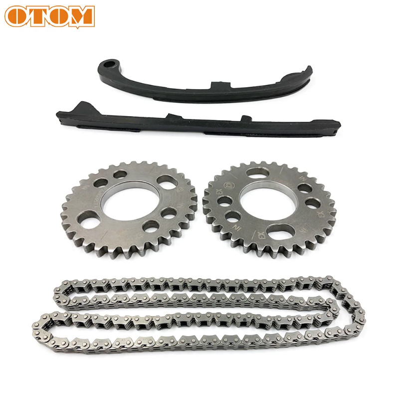 OTOM KLX300 Timing Chain Kit For KAWASAKI KLX250 YF300 LONCIN CR6 VOGE300R Engine Spare Part With T