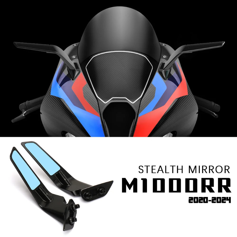 M1000RR Motorcycle Stealth Mirrors for BMW M 1000 RR M1000 RR Accessories Adjustable Winglets M1000