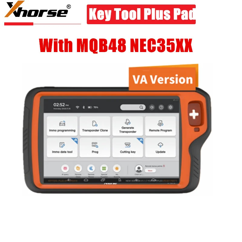 Original Xhorse VVDI Key Tool Plus Pad VA Version With MQB48 NEC35XX VA-G Version for Volkswagen/Au