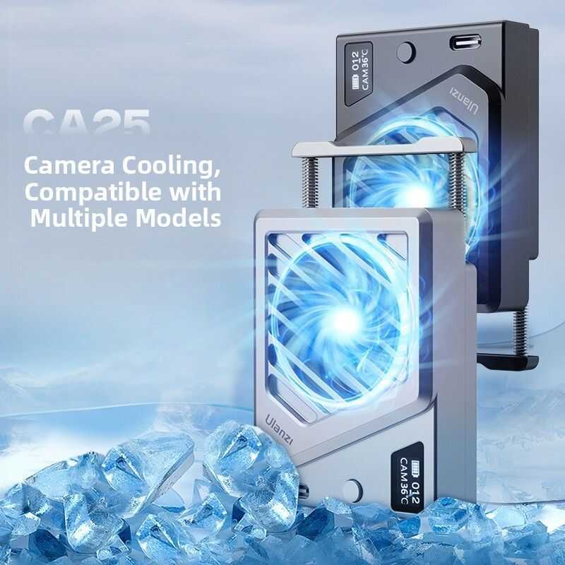 Ulanzi CA25 กล้อง Cooler เหมาะสําหรับ Sony ZVE1 Canon Nikon Fuji Mirrorless วิดีโออุปกรณ์เสริมดิจิตอ