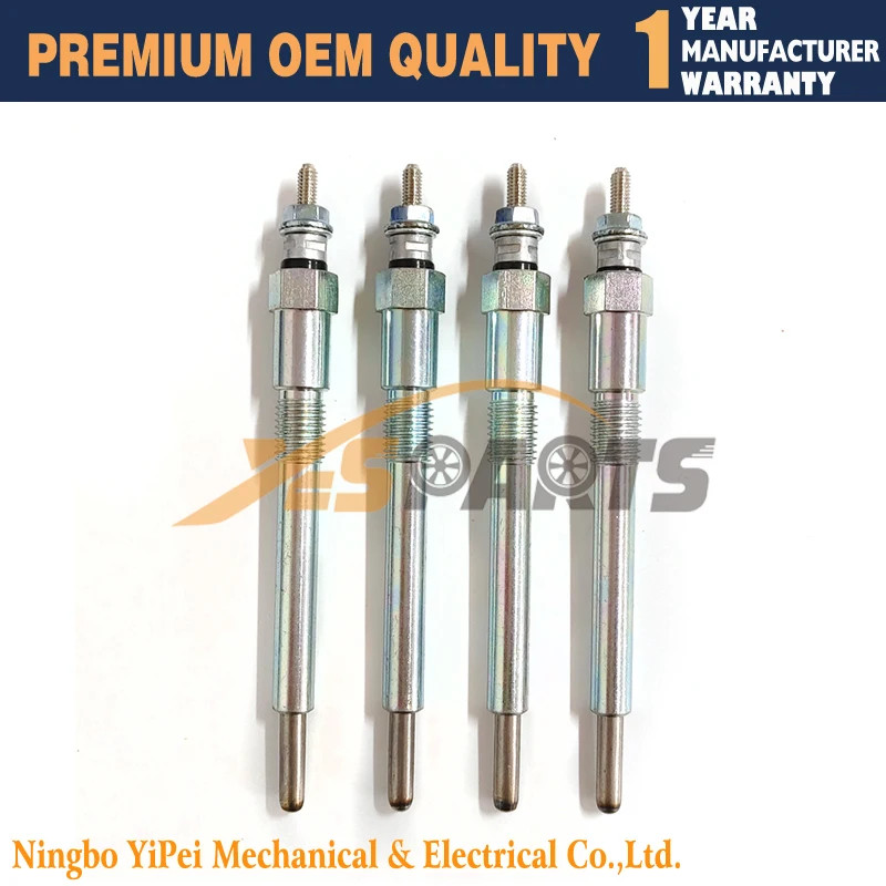 New 4pcs 17331-65510 Glow Plug for Kubota V2203 V2403 V2003 Engine 1733165510