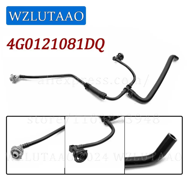 Radiator Overflow Hose Cooling-Breather Tube For A6 A7 PA 1.8L Auto Repair Replacement Parts 4G0121